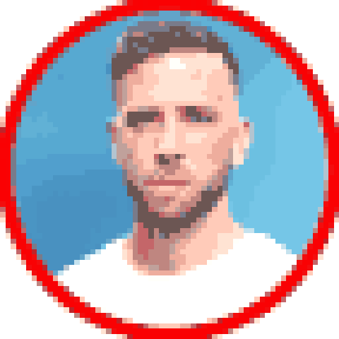 Brock Pierson as a 16-bit sprite